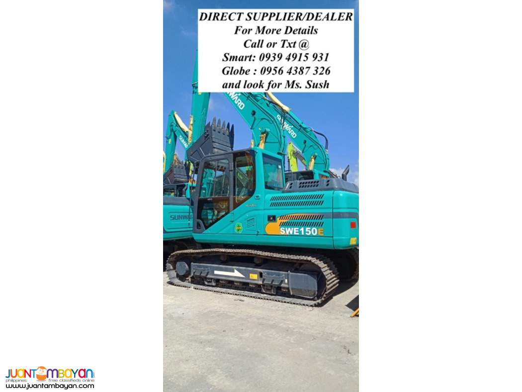 sunward swe150 crawler excavator 0.60 cubic isuzu engine