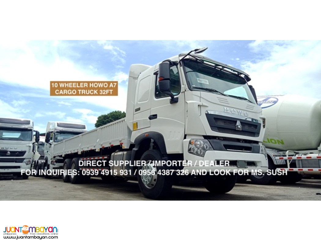 32 FT CARGO TRUCK 10 WHEELER HOWO A7