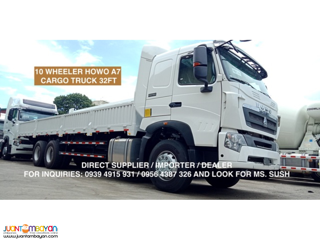 32 FT CARGO TRUCK 10 WHEELER HOWO A7