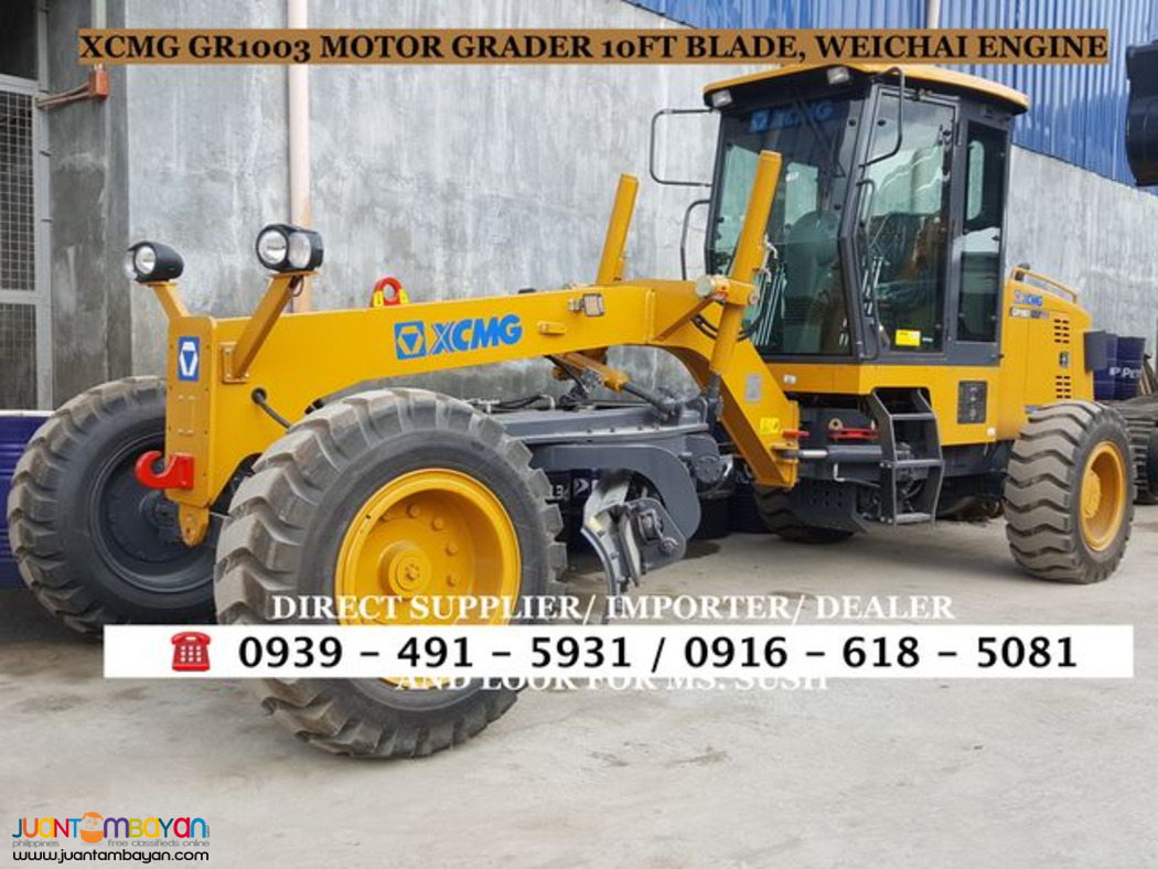 XCMG MOTOR GRADER WITH RIPPER 10ft blade brand new for sale