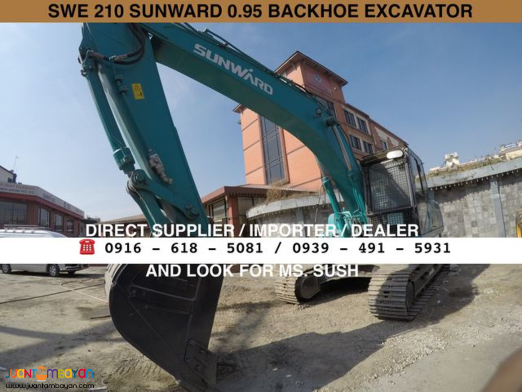 SWE210 SUNWARD BAKCHOE EXCAVATOR 0.95CUBIC ISUZU ENGINE