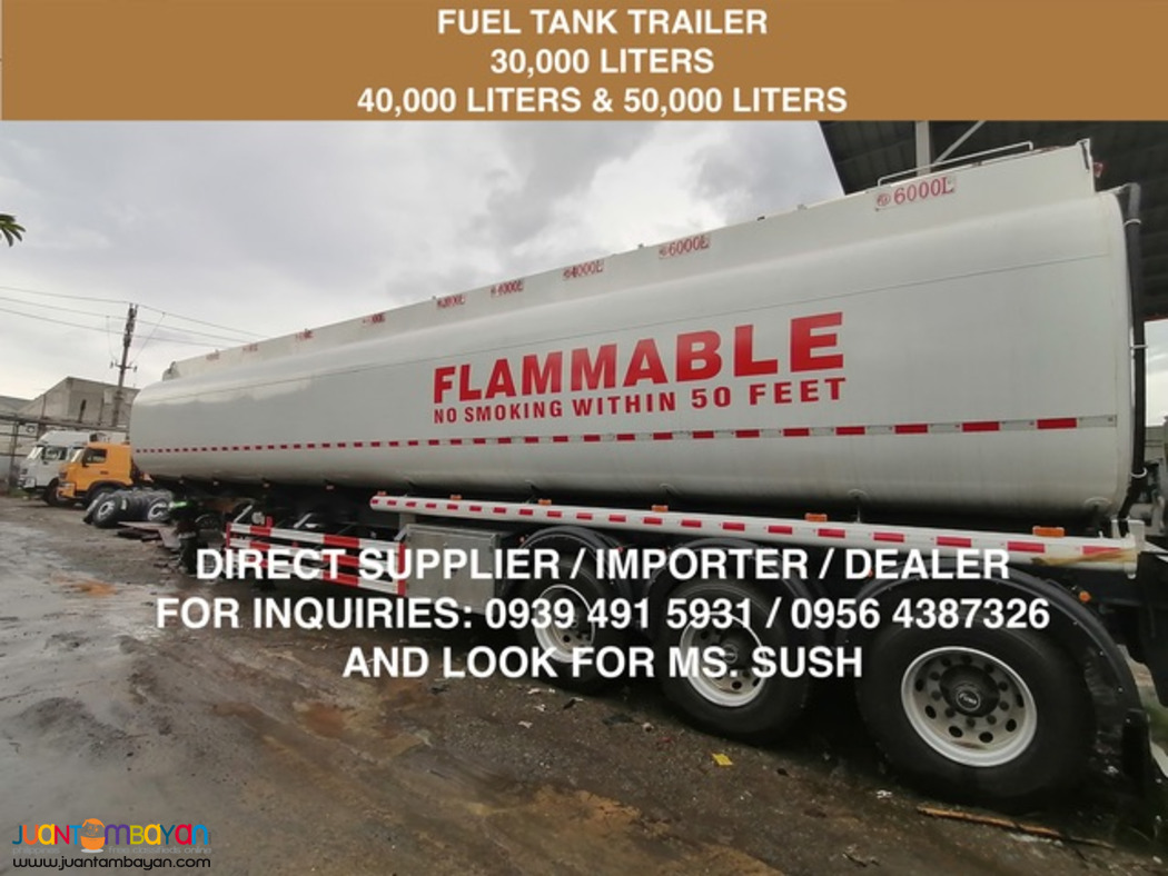 FUEL TANK TRAILER 30,000 LITERS , 40,000 LITERS & 50,000 LITERS 