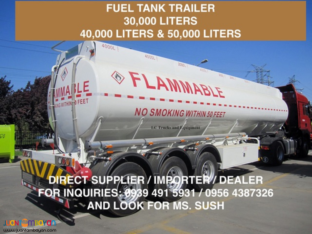 FUEL TANK TRAILER 30,000 LITERS , 40,000 LITERS & 50,000 LITERS 