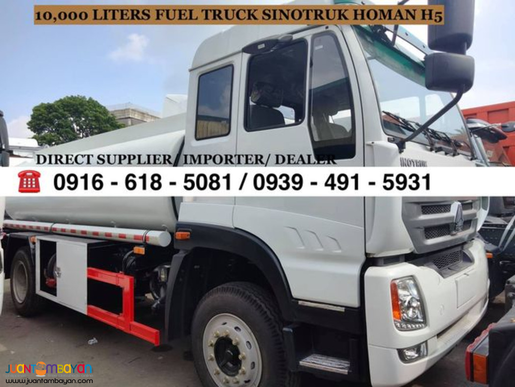 10,000 LITERS FUEL TRUCK 6-wheeler SINOTRUK HOMAN H5