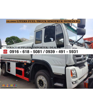 10,000 LITERS FUEL TRUCK 6-wheeler SINOTRUK HOMAN H5