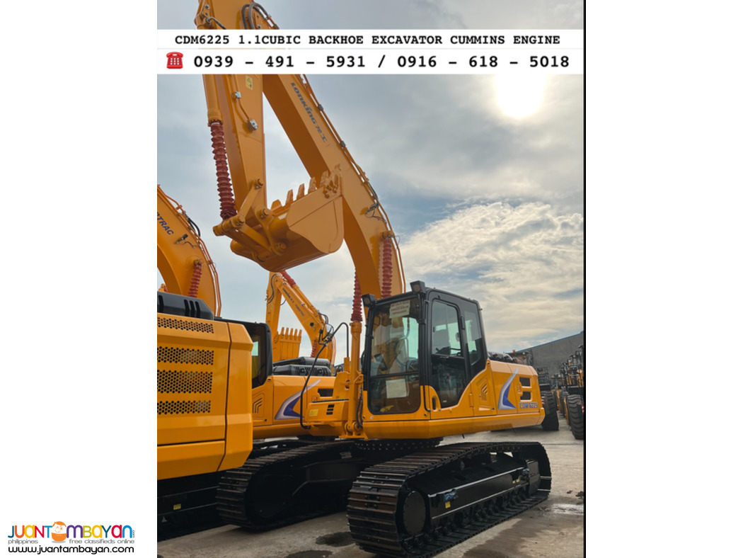 CDM6225 HYDRAULIC BACKHOE EXCAVATOR 1.1 CUBIC Cummins Engine