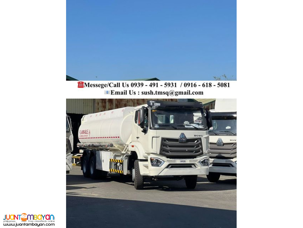 20,000 LITERS FUEL TRUCK 10 WHEELER HOWO A7 EURO 2 & 4