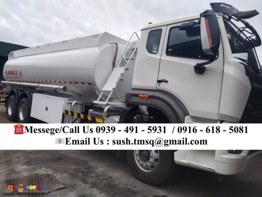20,000 LITERS FUEL TRUCK 10 WHEELER HOWO A7 EURO 2 & 4