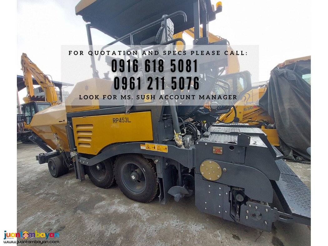 ASPHALT PAVE4R WHEEL TYPE XCMG RP453L BRAND NEW 