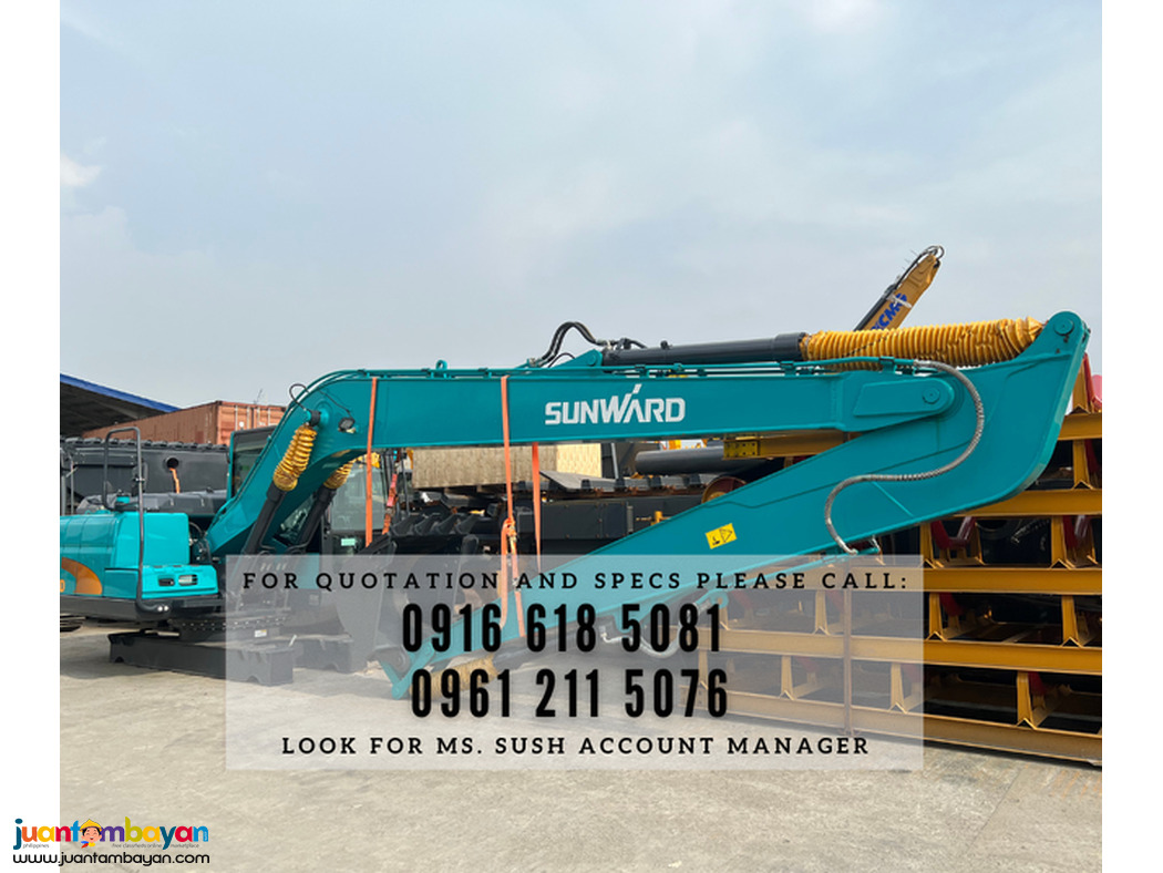 amphibious backhoe excavator swe150sd sunward