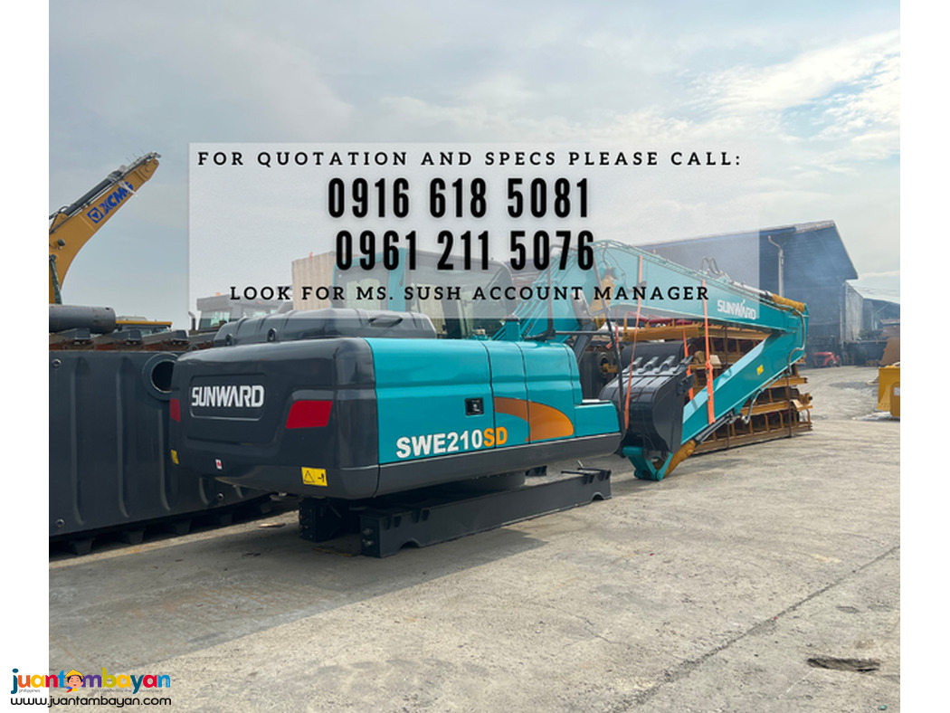 amphibious backhoe excavator swe150sd sunward