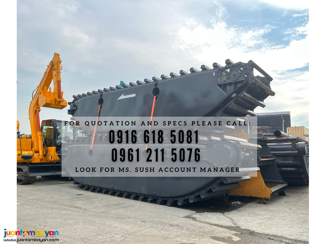 amphibious backhoe excavator swe150sd sunward