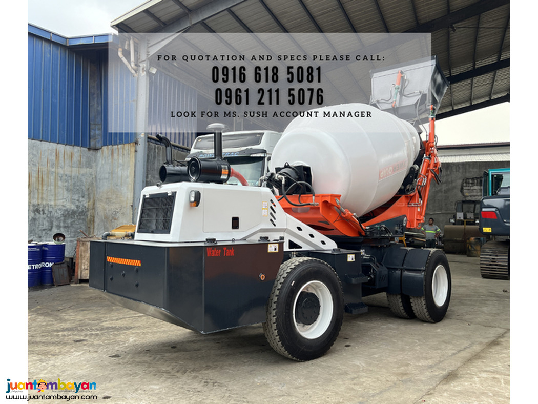 self- loading mixer powerquip h30 0.6cbm bucket cap, 5cbm drum cap.