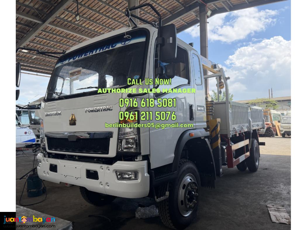 6 WHEELER 3.2tons BOOM TRUCK 4X2 & 4X4 SINOTRUK FOR SALE BRAND NEW 