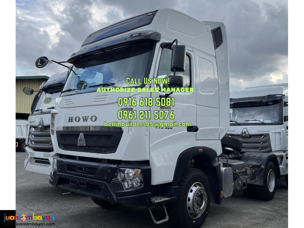 6 wheeler tractor head prime mover sinotruk howo t7 brand new for sale