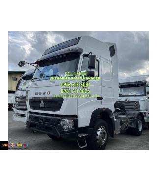6 wheeler tractor head prime mover sinotruk howo t7 brand new for sale