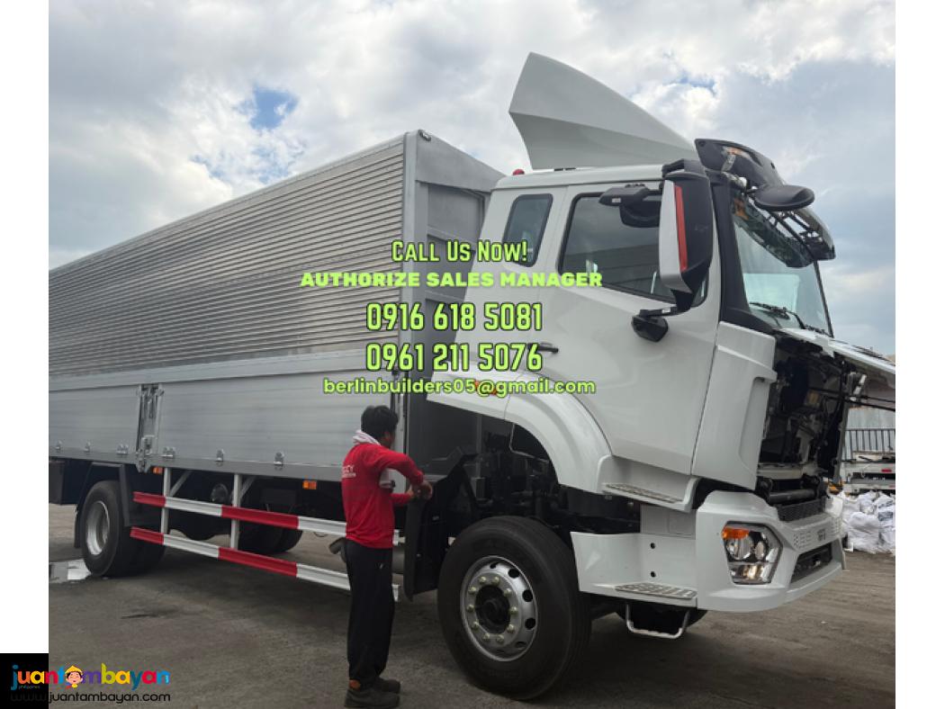 6 wheeler wing van sinotruk brand new for sale