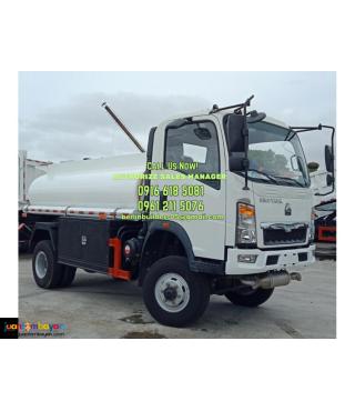 6 wheeler 4kl 4x2, 4x4 fuel truck sinotruk homan brand new for sale
