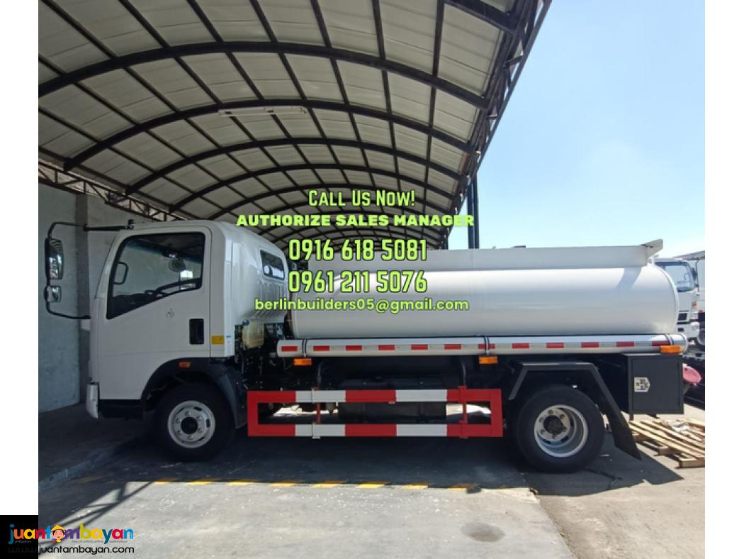 6 wheeler 4kl 4x2, 4x4 fuel truck sinotruk homan brand new for sale