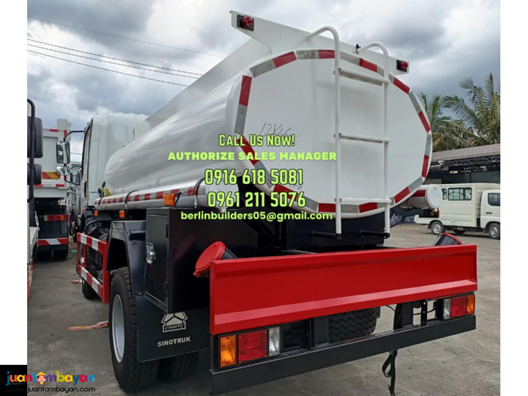 6 wheeler 10kl fuel tanker truck sinotruk brand new for sale