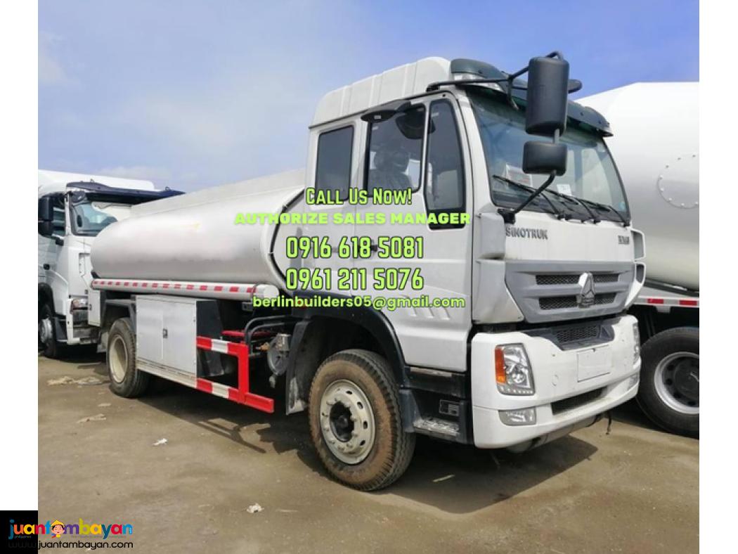 6 wheeler 10kl fuel tanker truck sinotruk brand new for sale
