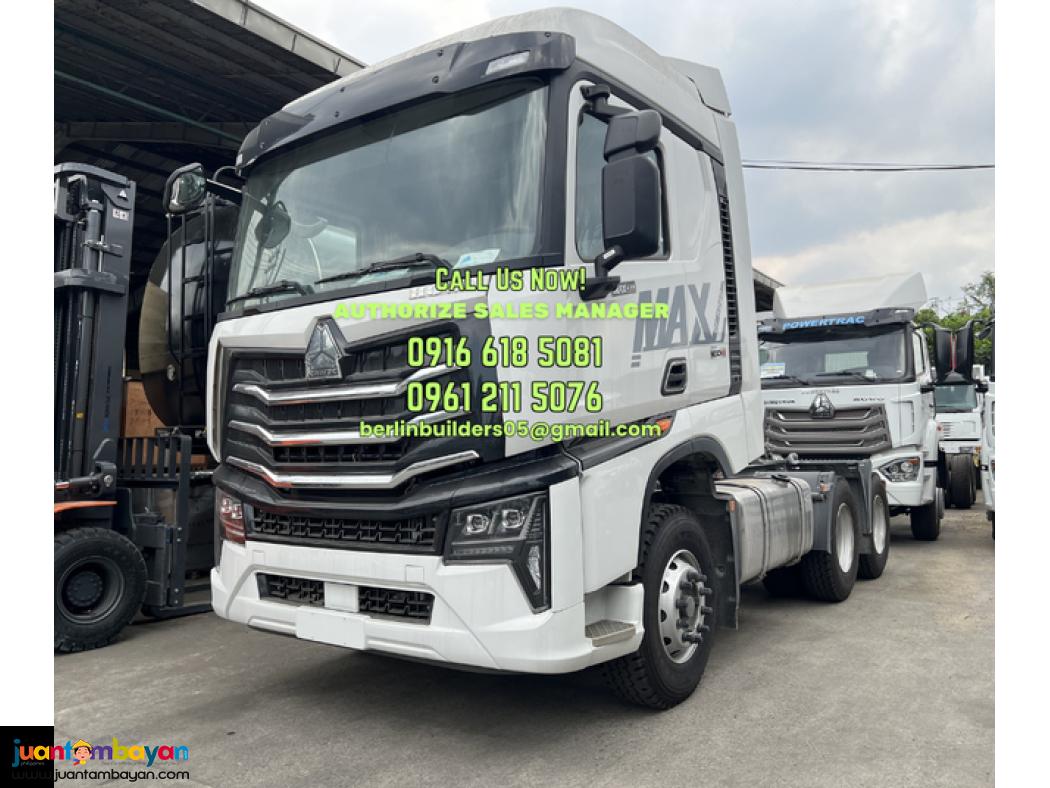10 wheeler howo max tractor head prime mover brand new available