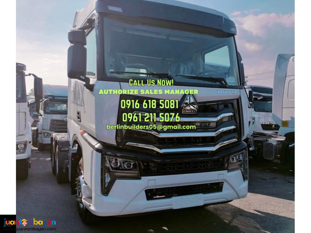 10 wheeler howo max tractor head prime mover brand new available