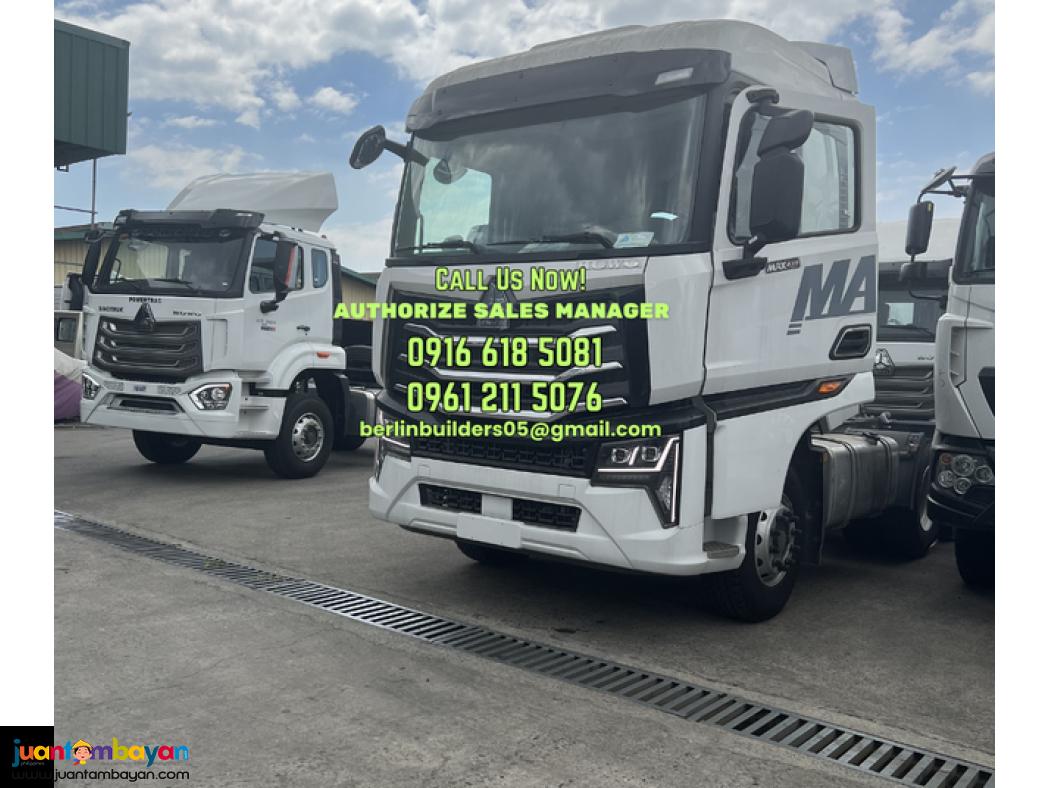 10 wheeler howo max tractor head prime mover brand new available