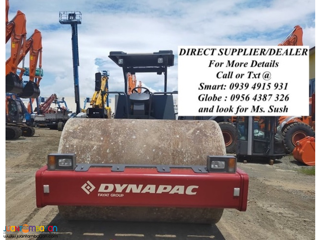 10 tons vibratory road roller pizon dynapac 