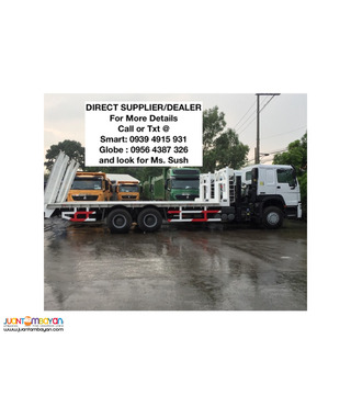 SELF-LOADING TRUCK WITH 5 TONS BOOM 10WHEELER HOWO A7