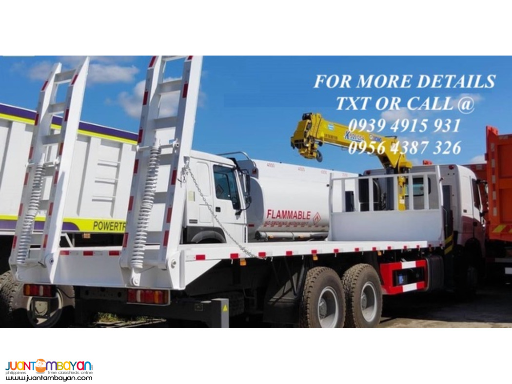 SELF-LOADING TRUCK WITH 5 TONS BOOM 10WHEELER HOWO A7