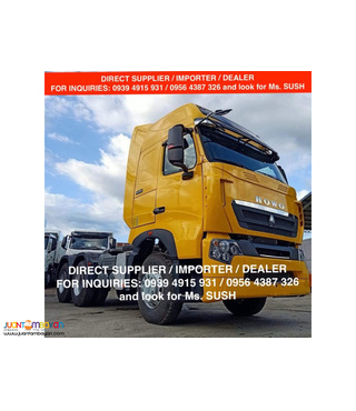 10 wheeler prime mover tractor head 420hp howo a7