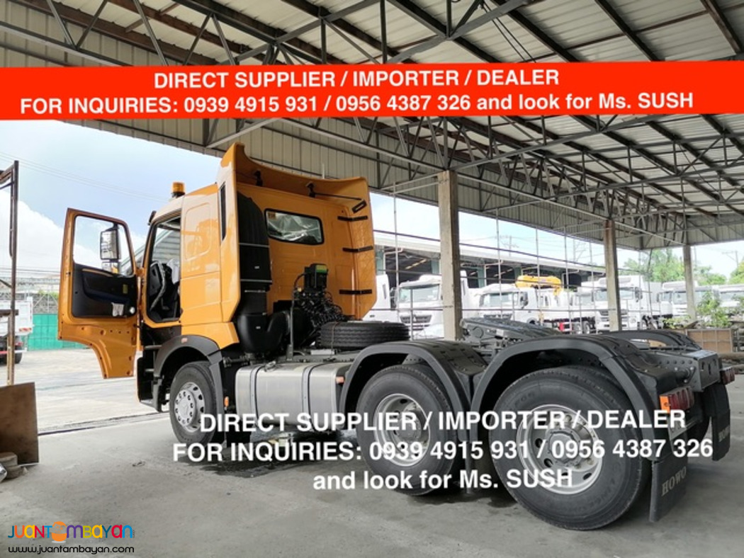 10 wheeler prime mover tractor head 420hp howo a7