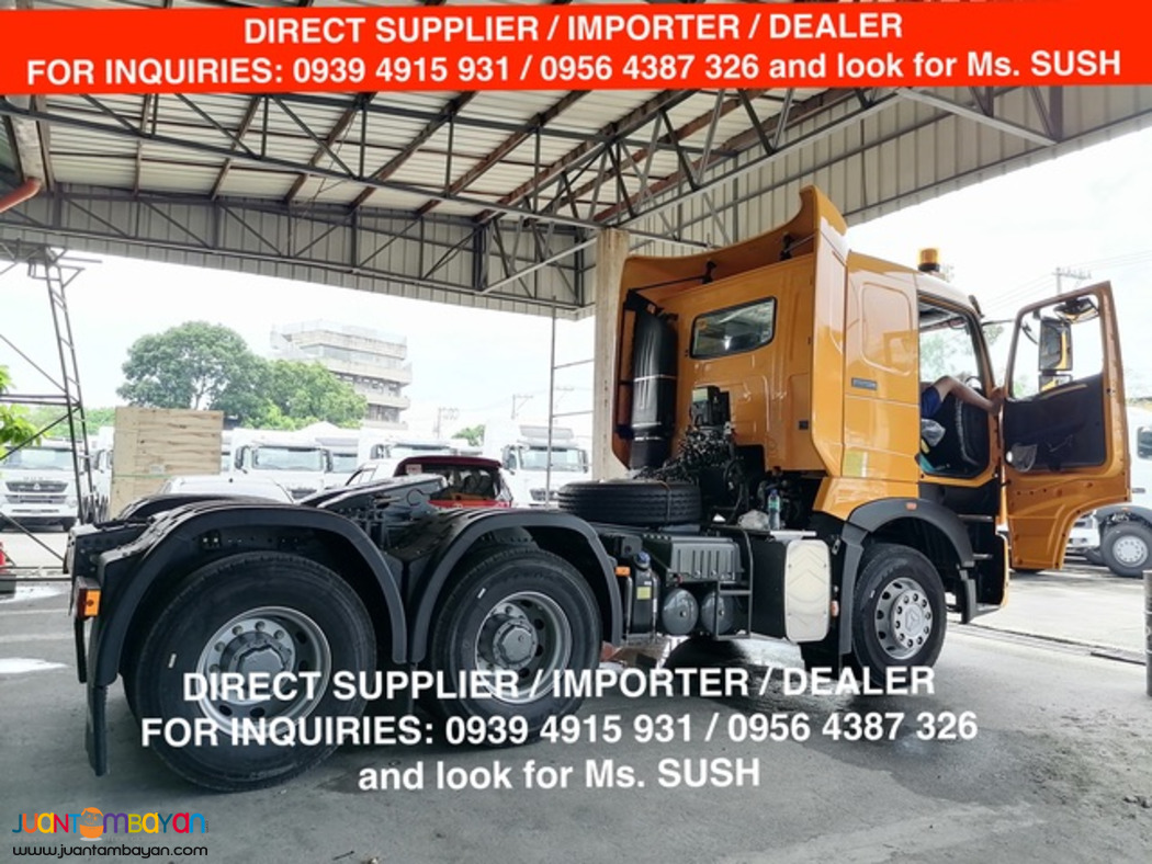 10 wheeler prime mover tractor head 420hp howo a7