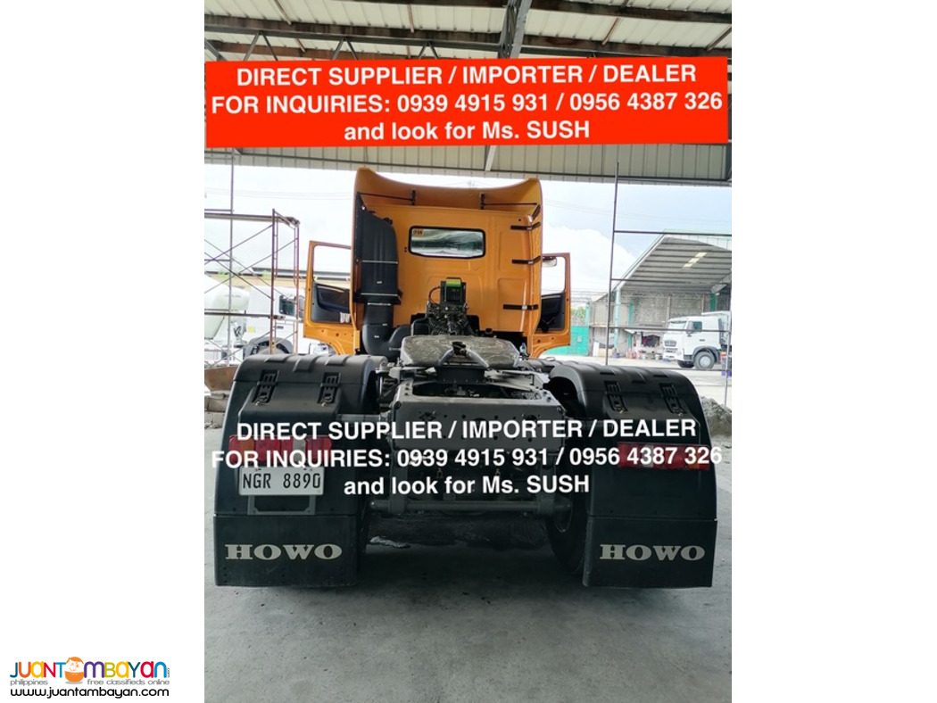 10 wheeler prime mover tractor head 420hp howo a7