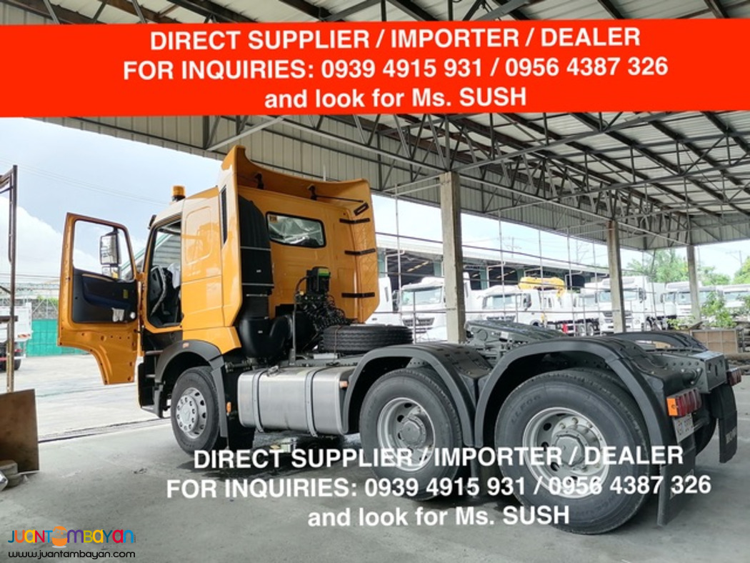 10 wheeler prime mover tractor head 420hp howo a7