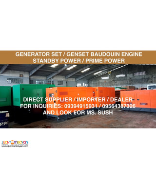 GENSET/ GENERATOR BAUDOUIN ENGINE