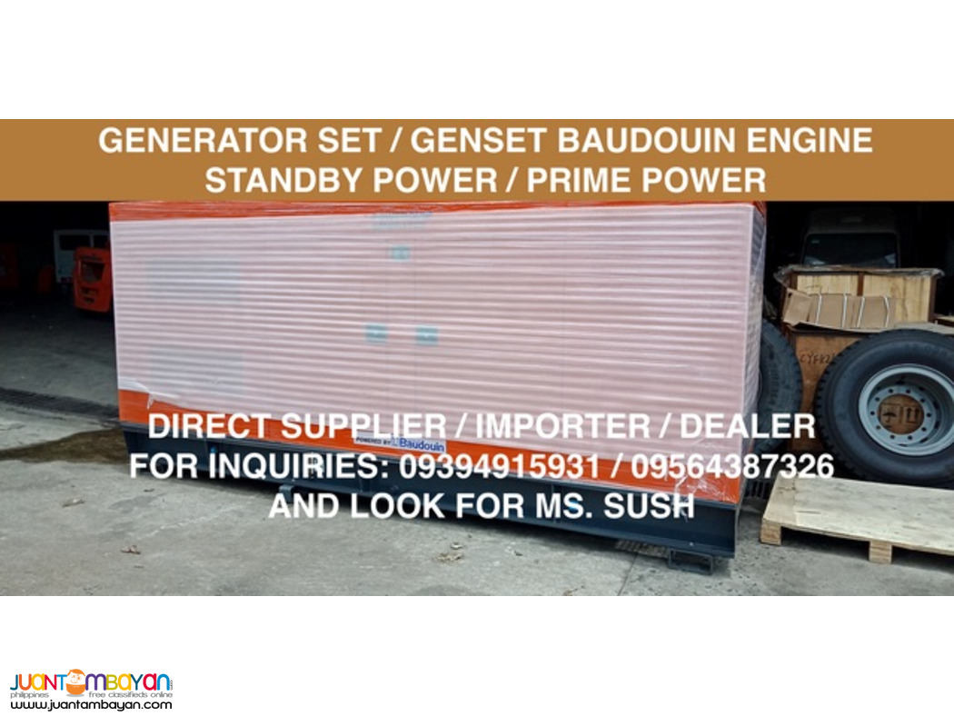 GENSET/ GENERATOR BAUDOUIN ENGINE