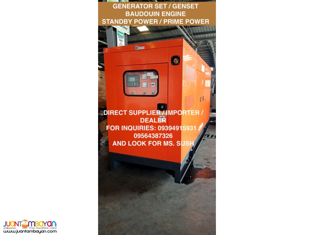 GENSET/ GENERATOR BAUDOUIN ENGINE