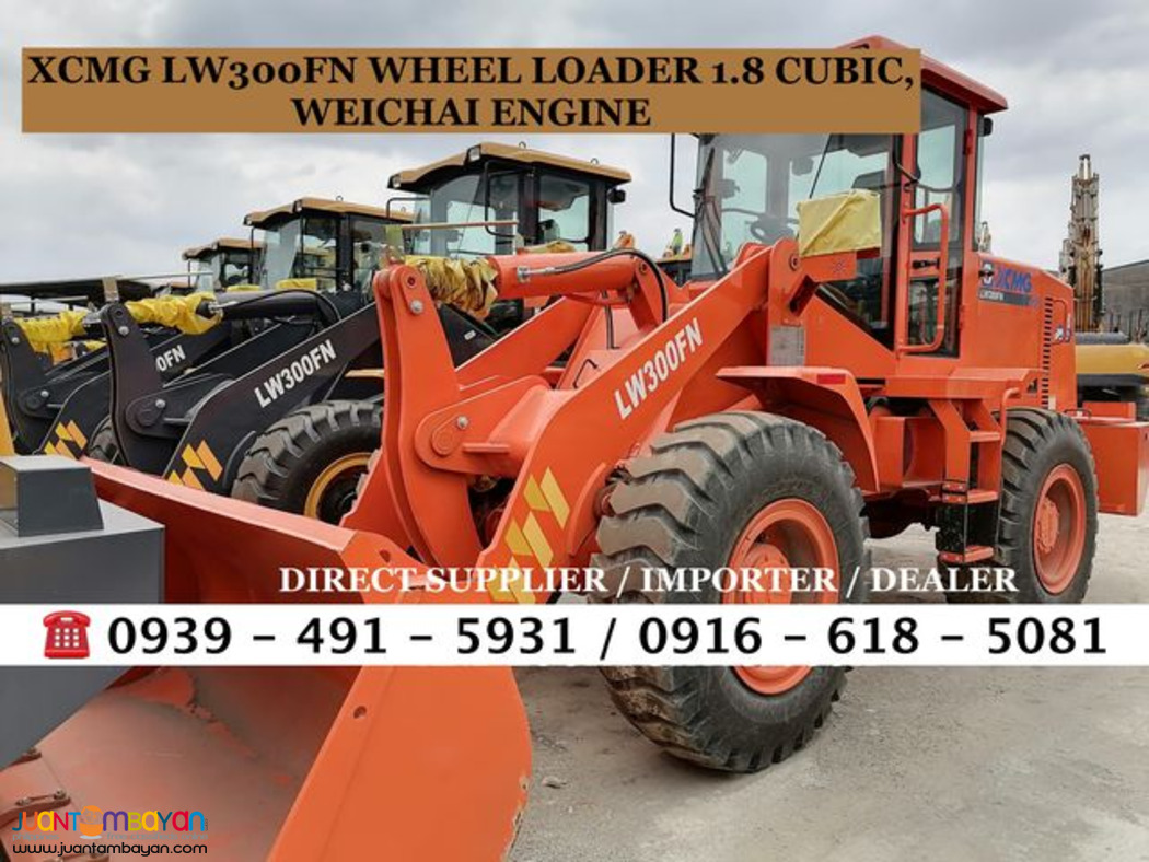 LW300 WHEEL LOADER payloader 1.8 CUBIC XCMG