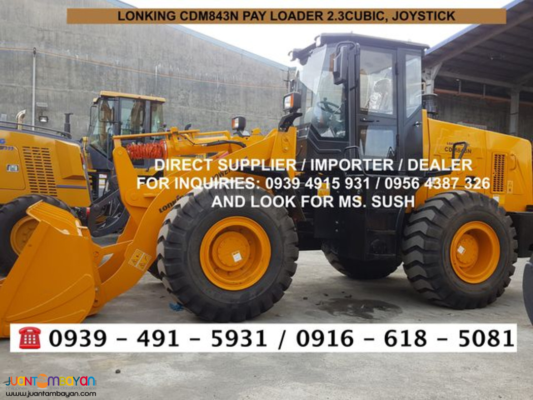 CDM 843 WHEEL LOADER / PAY LOADER 2.3CUBIC LONKING
