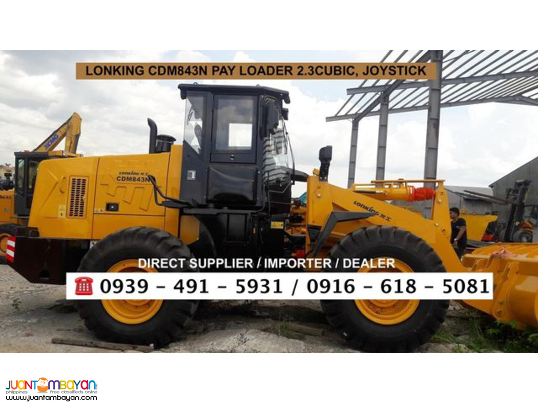 CDM 843 WHEEL LOADER / PAY LOADER 2.3CUBIC LONKING