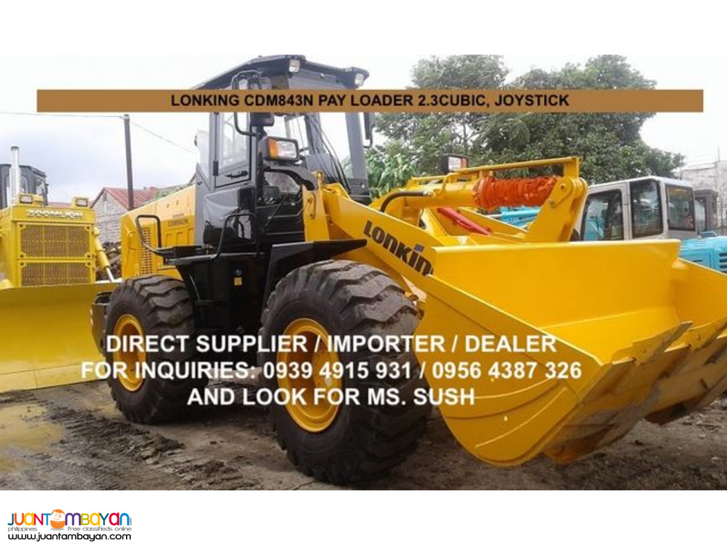 CDM 843 WHEEL LOADER / PAY LOADER 2.3CUBIC LONKING