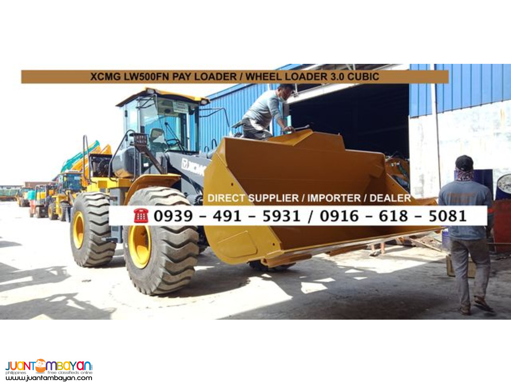 LW500FN WHEEL LOADER / PAY LAODER 3.0 CUBIC XCMG 