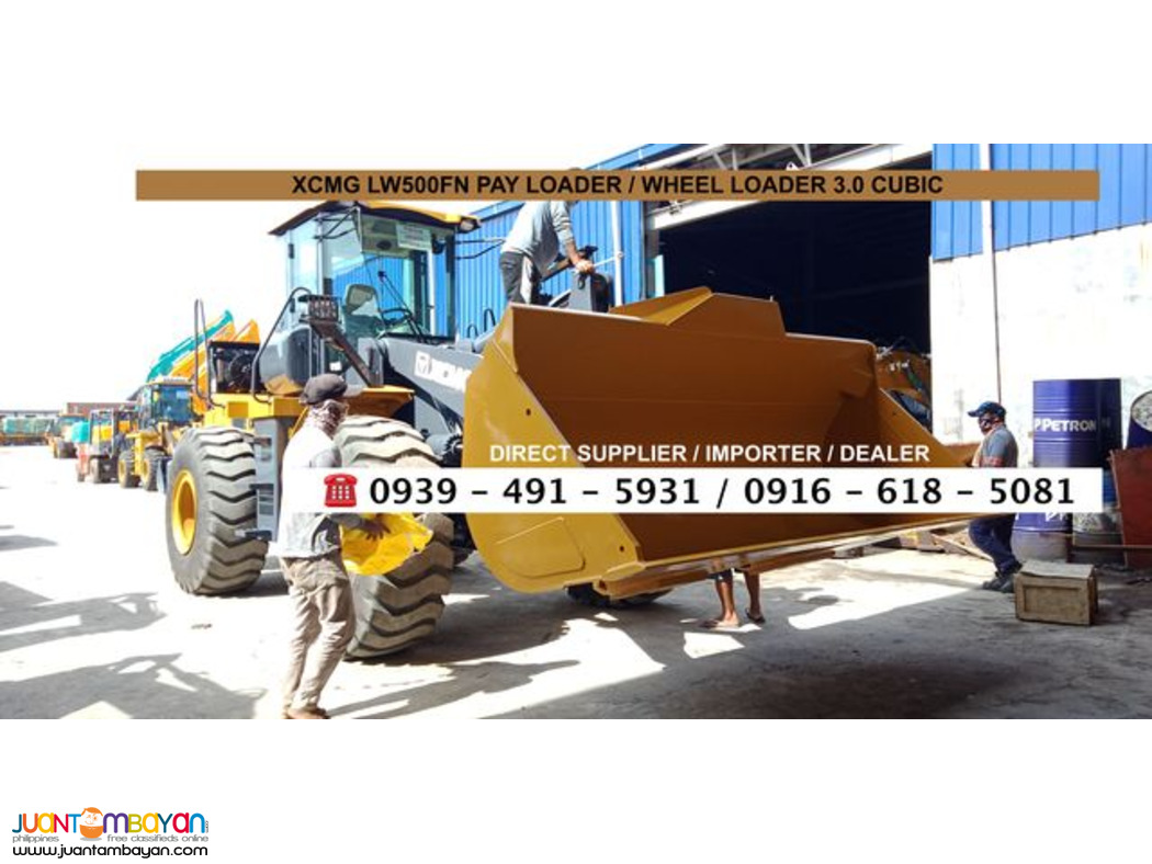 LW500FN WHEEL LOADER / PAY LAODER 3.0 CUBIC XCMG 