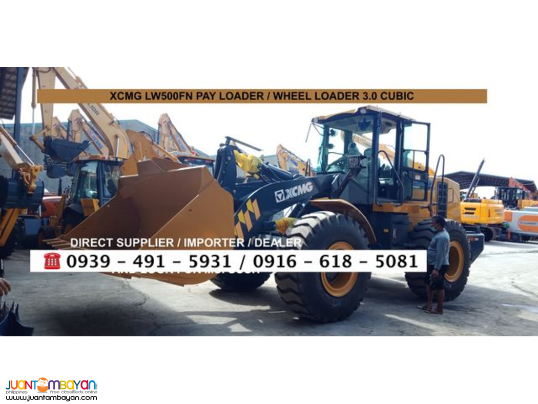 LW500FN WHEEL LOADER / PAY LAODER 3.0 CUBIC XCMG 