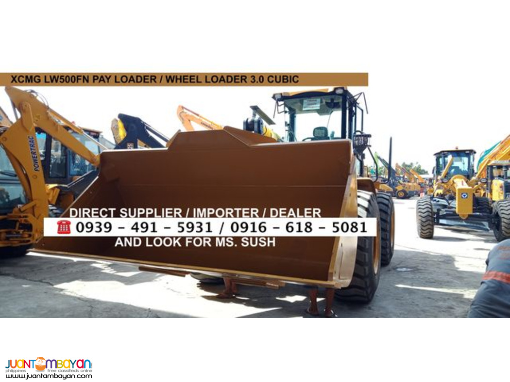 LW500FN WHEEL LOADER / PAY LAODER 3.0 CUBIC XCMG 