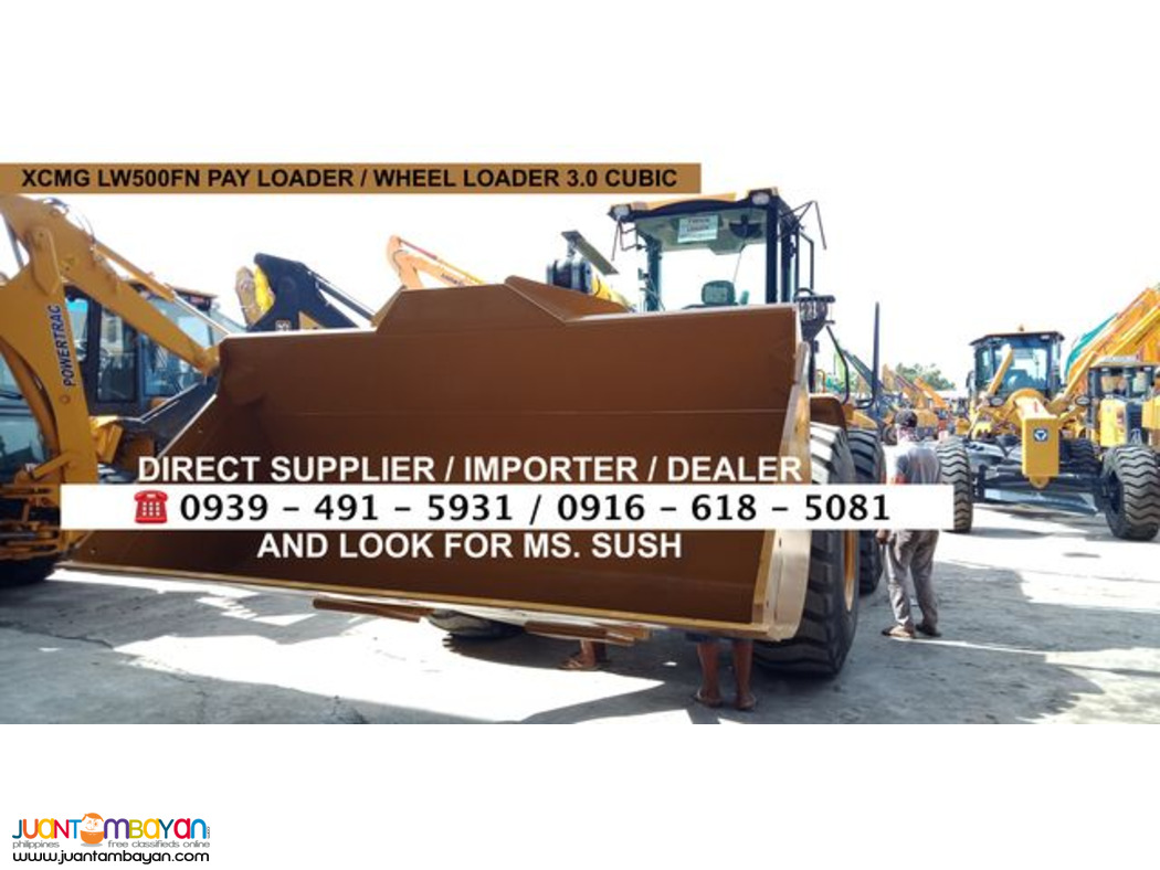 LW500FN WHEEL LOADER / PAY LAODER 3.0 CUBIC XCMG 