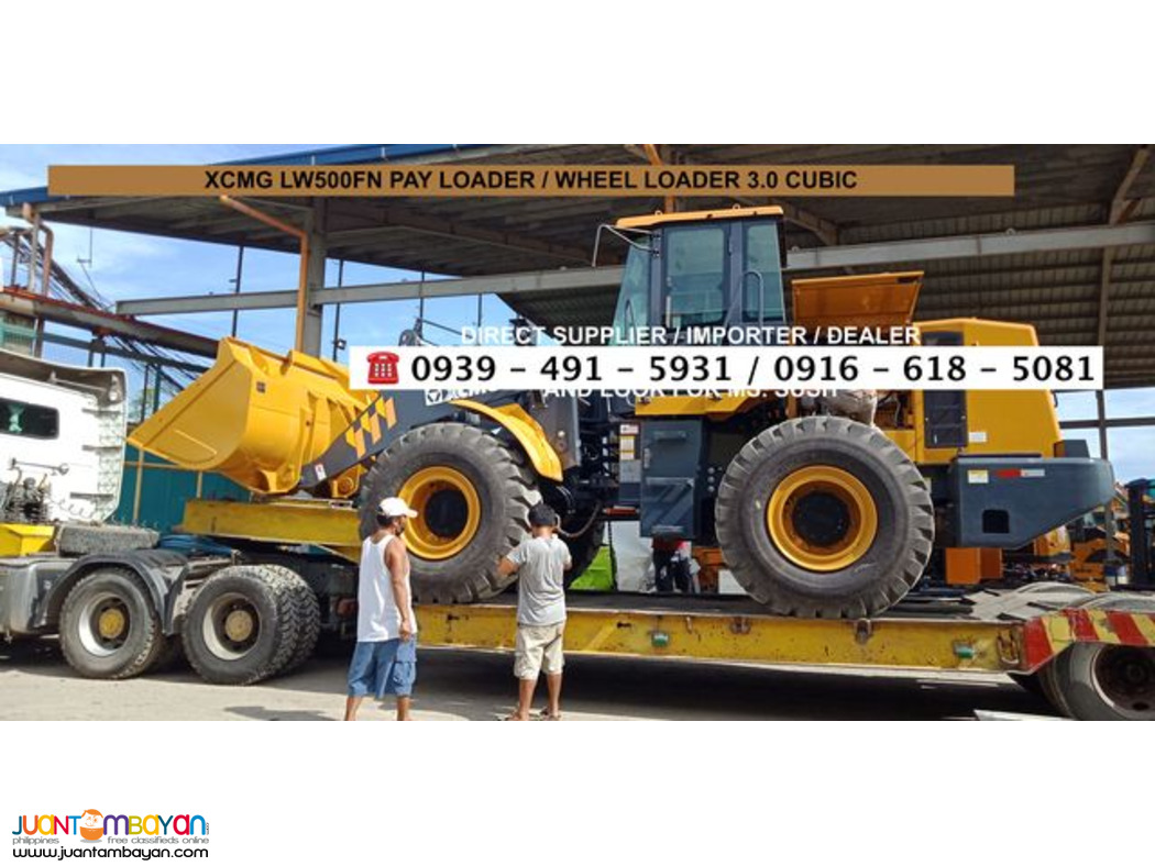 LW500FN WHEEL LOADER / PAY LAODER 3.0 CUBIC XCMG 