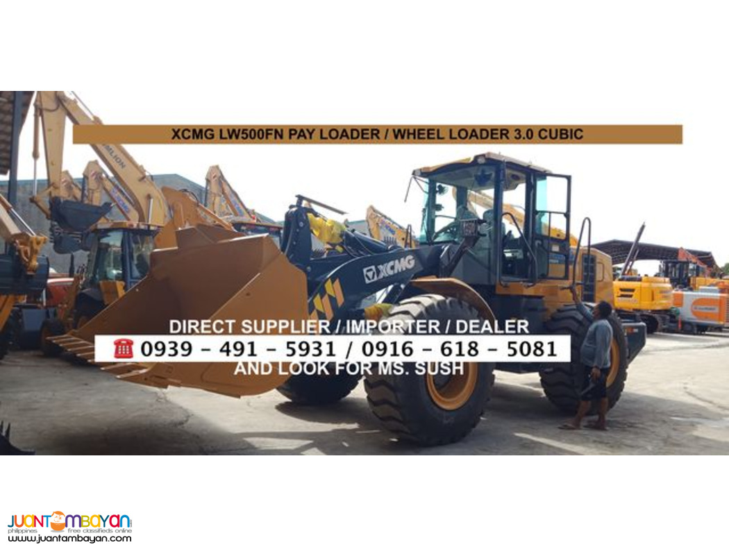 LW500FN WHEEL LOADER / PAY LAODER 3.0 CUBIC XCMG 